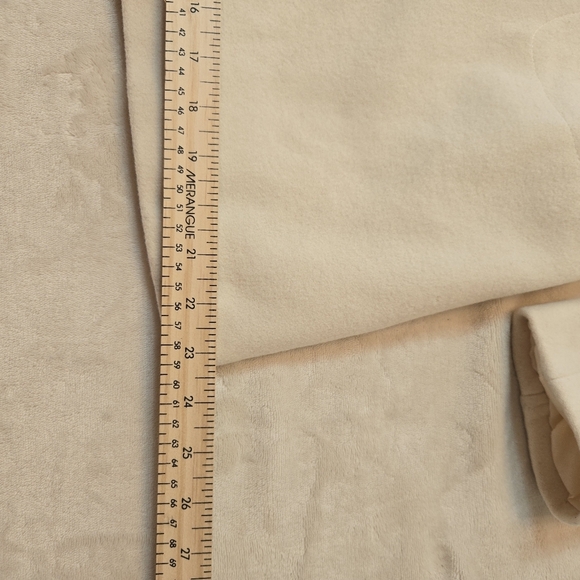 Y2K bebe Cream Trench Coat with Belt - Picture 5 of 8